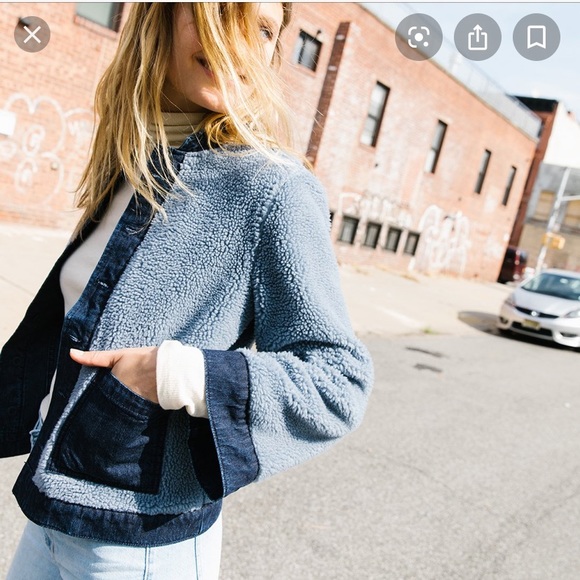 Madewell Reversible Sherpa Jacket 